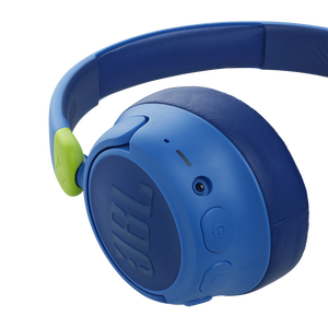 JBL JR 460NC - Blue - Wireless over-ear Noise Cancelling kids headphones - Detailshot 1